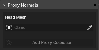 Proxy addon select head